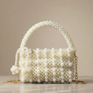 Pearl Élite – Luxury Handmade Beaded Handbag